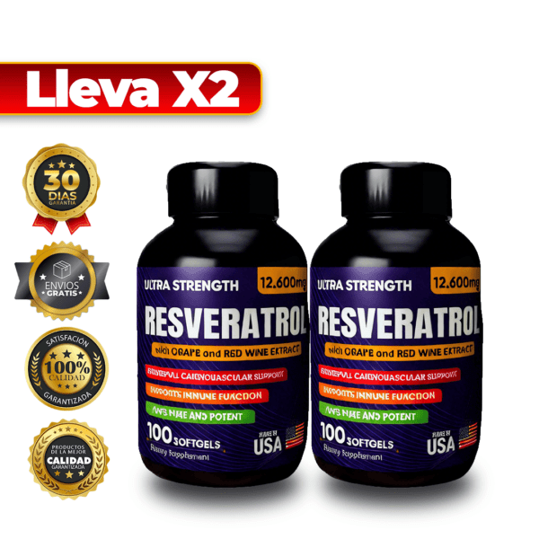 RESVERATROL® Ultra - Defensa Natural contra el Envejecimiento - Imagen 3