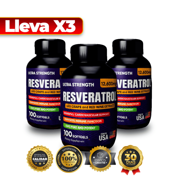 RESVERATROL® Ultra - Defensa Natural contra el Envejecimiento - Imagen 4